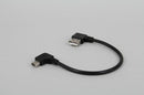 20cm USB 2.0A Right male plug to Mini B 5P Right Angle Male plug.Cable Adapte.AU