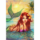 Mermaid DIY 5D Full Diamond Painting Embroidery Cross Stitch Craft Decor