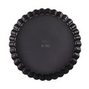 Round Aluminum Alloy Non Stick Loose Base Pie Tart Quiche Tin Black (6 Inch X1S8