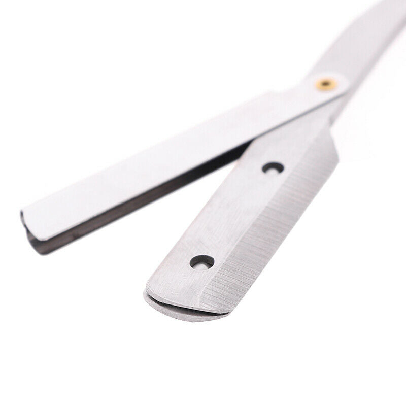 Barber Edge Steel Razor Folding Shaving Holder Rack Without Blade Showy~er Hn