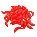 100Pcs 2cm Fishing bait artificial soft bait lures lifelike simulation worm