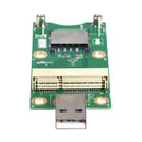 Mini PCI-E to USB Adapter with SIM 8 Pin Card Slot for WWAN/LTE Module SN9F