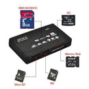 Mini All In One USB Multi Memory Card Reader High Speed For CF XD SD MMC SDHC MS