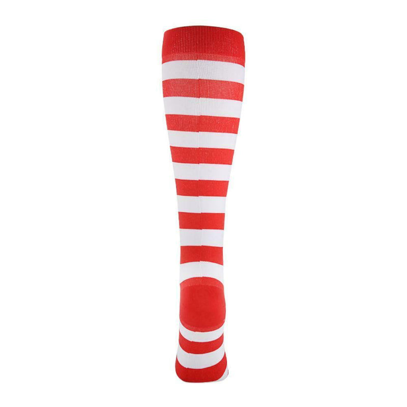 Halloween Striped Contrast Color Women Cotton Thigh Knee-High Stockings