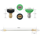 Pressure Washer Wand With Adjustable Angle Nozzle, 16 Inch Stainless Steel