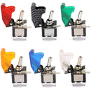 1 Pair Car Truck Boat 12V 20A Rocker Toggle Switch 2Pin SPST Green+Blue LED
