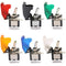 1 Pair Car Truck Boat 12V 20A Rocker Toggle Switch 2Pin SPST Green+Blue LED