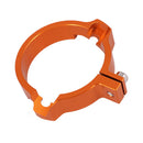 Chrome Motorcycle Exhaust O-Clamp Clip for  SX250 EXC250 300 17-18 Orange
