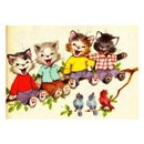 Cats 5D Diamond Painting Embroidery DIY Craft Cross Stitch Home Decor Gifts