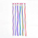 Hethrone 6x Colorful Magic Bendy Flexible Soft Pencil with Eraser pencils- OZ