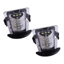 2X LED Rear Bumper License Plate Light Lamp Fit For Jeep Wrangler JK JKU 07-18