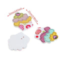 50Pcs Wooden Cupcakes Buttons 2 Holes Scrapbooking Sewing Crafts Decorations