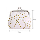 Women Kids Hollow Mini Coin Wallets PU Leather Clip Card Clutch Holder Case