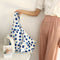 Ink Print Handbag Women Reusable Daily Portable Lady Large Shopping Totes