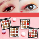 Novo 9 Color Smooth Eyeshadow Palette Matte Shimmer Eye Shadow Powder Natur