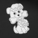 Dog Die Cutters Cutting Dies Stencil DIY Scrapbooking Paper Card Craft A