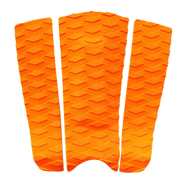 3pcs/set Anti-slip Surfboard Traction Pad with Maximum Grip and back Adhesive