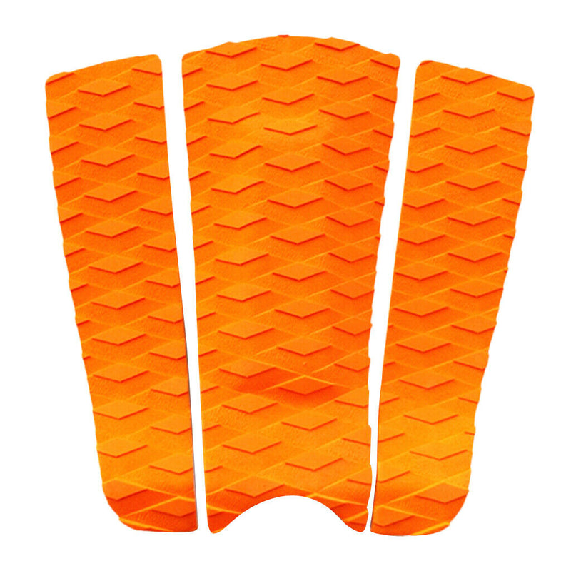 3pcs/set Anti-slip Surfboard Traction Pad with Maximum Grip and back Adhesive