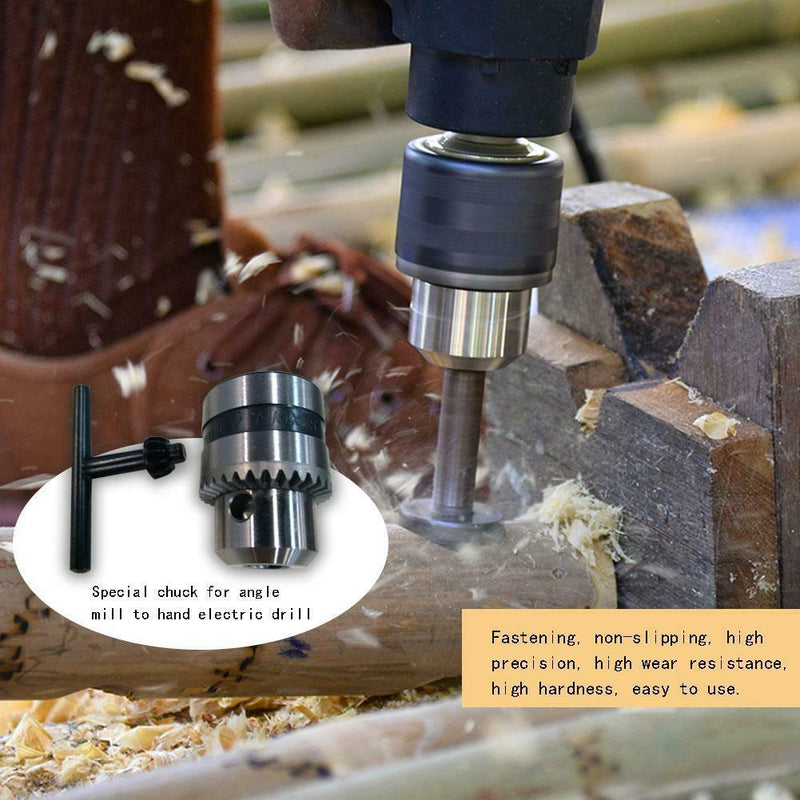 Electric Drill Chuck Angle Grinder Drill Chuck with Key Lathe Accessories