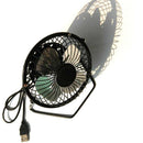 2.5W 5V Solar Powered Panel Iron Fan For Home Office Outdoor Traveling Fish