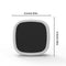 LED Digital Travel Snooze Alarm Clock Large Screen Silicone Voice Controlle E7G5