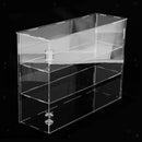3-Tier Acrylic Display Case Makeup Perfume Mini Figures Dustproof Box Holder