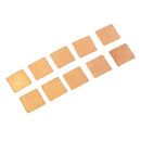 15x15x1.2mm Copper Thermal Pad for CPU GPU Heatsink Radiator Accessory Kit, Set