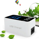 Quick Charge Type C Charger Led Display Wall Charger 3 Port USB Adapter StaS Hn
