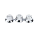 Guitar Pickup Covers Volume/Tone Control Knobs Switch Tip Chrome-Plated for I9I2