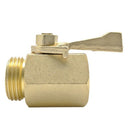 3/4 Inch Garden Hose Water Pipe Connector Brass Valve Faucet Taps Splitter