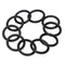 20 Pcs O Ring: 10 Pcs 32Mm OD 25Mm Inner Od. Black Nitrile Rubber O Ring Oi U5G9