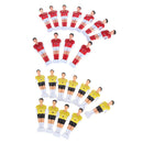 11Pcs Foosball Man Table Guys Man Soccer Player Part 1/2 inch - Yellow