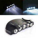 Outdoor Hot Clip On LED Head Cap Hat Light Head Lamp Torch Hunting Camp Fis H7R2