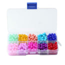 500pcs/box Set Colorful Glass Beads Jewelry Making DIY Handmade Material