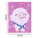 DIY Full Drill Diamond Painting Cartoon Kids Embroidery Kit (DZ195 Pig)