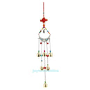 Lucky Elephant Wind Chimes Copper 6 Bells Outdoor Garden Home Hanging Decoration