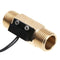 DC 250V G1/2" DN15 70W Water Flow Sensor Switch Meter Copper Liquid Flow Switch