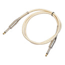 Braided Cable 1/4 '' 6.35mm Jack Male to 1M Male Audio Cable