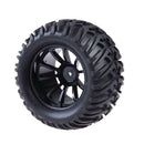 New 4PCS Wheel Rim & Tires For HSP 1:10 Monster Truck RC Car 12mm Hub