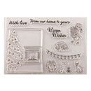 Christmas tree Xmas Gift bags Stamps Clear DIY Craft Photo Album Decorative ^i