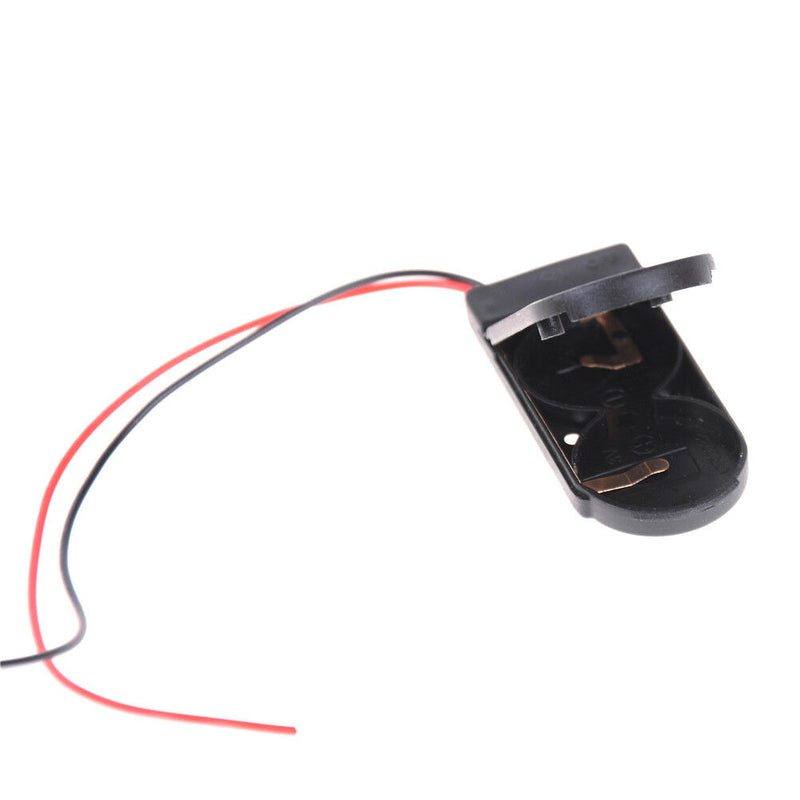 5x On-Off Switch CR2032 6V Button Coin Cell Battery Holder Wire Case Box JR