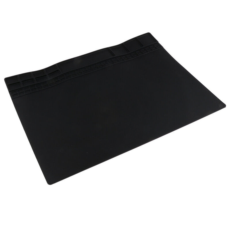 Work Top Desk  Resistant Mat Repair Insulation Kit Soldering Pad Black