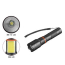 5 Modes Zoom T6+COB LED Flashlight Magnetic Torch Outdoor Emergency Light