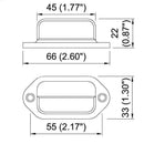 1pc Waterproof 6 LED 12V License Plate Light Car Boat Trailer Step Truck La C0I7
