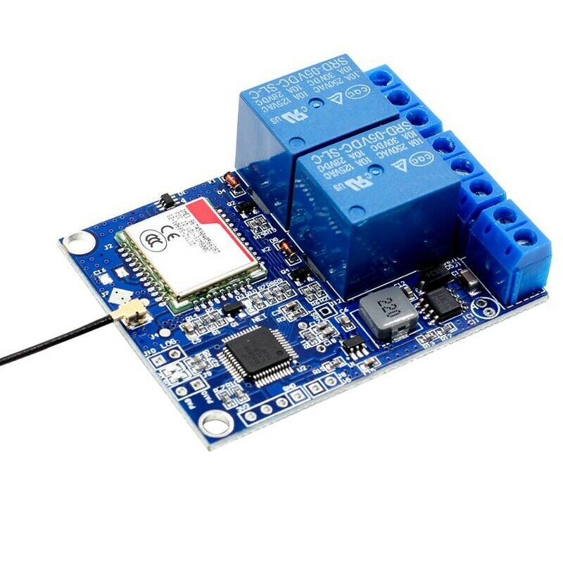 Sms Gsm Remote Control Switch Sim800C Stm32F103C8T6 2 Channel Relay Module  T7G7