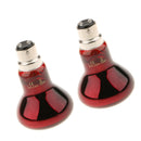 2 Pcs B22 220V UVA Reptile Bulb, Nightlight Infrared Heater for Pet Coop Heater