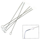 10Pcs Bottle Suction Tube Glass Straw Cleaning Brushes Fish Tank Pipe*Brush SP