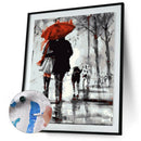 DIY Digital Painting By Numbers Kits Couples Frameless Canvas Picture Decor A