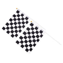 5xBlack And White Flag Checkered Racing Banner Polyester Flags Hand SignalFlag3c