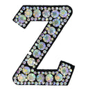 26 Pieces of 2-5.2 cm Letter Letter Patch Sewn on Rhinestone Diamond Patch